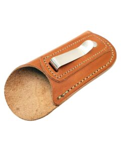 TFG leather sheath with belt clip 2.0 (Honey brown)