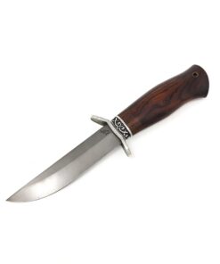 SLON & Co. Bulat - Jagdmesser - Schmelzdamast/Wootz-Stahl/Bulatstahl - Ebenholz - HRC-62 #18