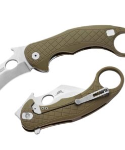 LionSteel L.E.One - Green / Stone Washed - CPM MagnaCut - collaboration with Emerson Design