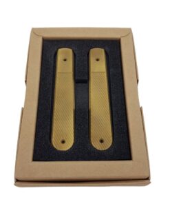 Daily Customs Scales TFG Edition for Lionsteel Collector Knives - Brass - #10 (B-GOODS!)
