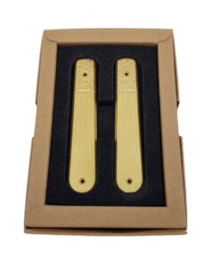 Daily Customs Scales TFG Edition für Lionsteel Collector Knives - Messing - #11 (B-WARE!)