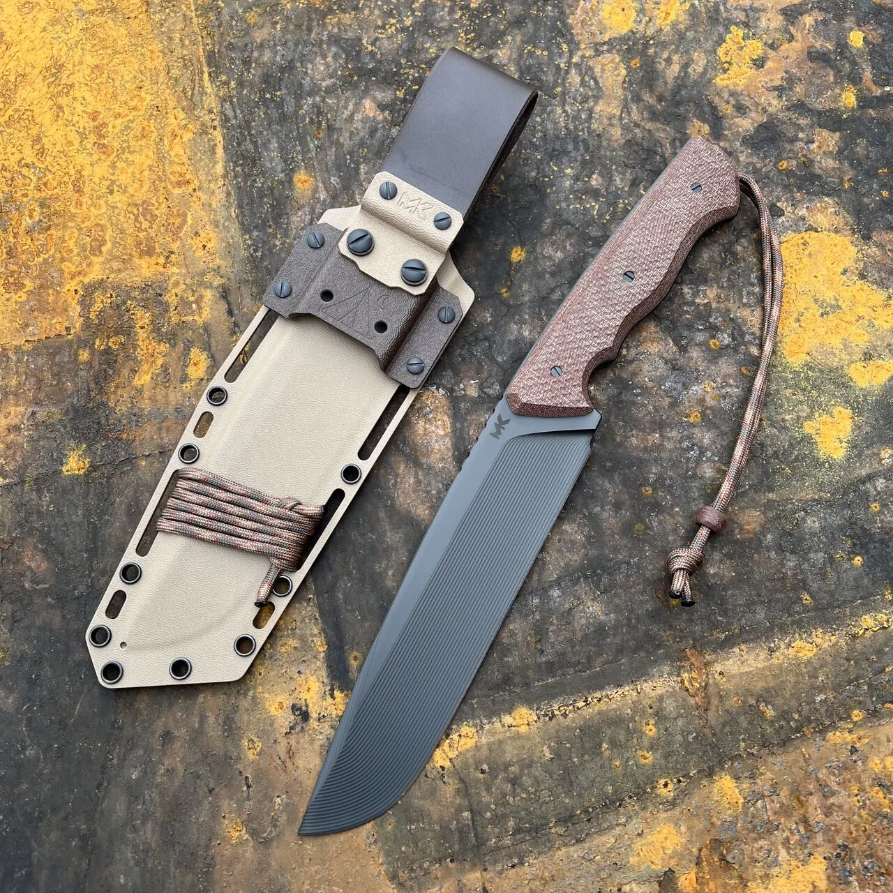 MK Knives & Tools - Crowbar Camp Ant 2/4 Survival Knife, Rigor, Micarta ...