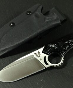 Midgards-Messer "Munin V2" (N690) with raven handle and Kydex - Image 4