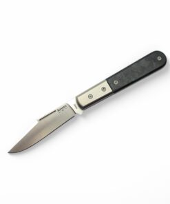 LionSteel CollectorKnives Shuffler Clip Jack - Clippoint M390 - Grey Bolster - Marble Carbon - (CK0112RFC)