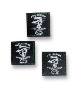 Patches Gudy Van Poppel "Popl Custom Knives"- Patch glow in the dark