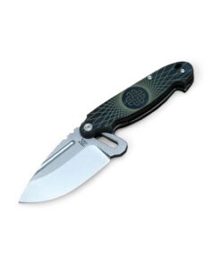 Midgards Messer SLIDING KNIFE (MID-04 BOD) N690 / G10 Black + OD Green