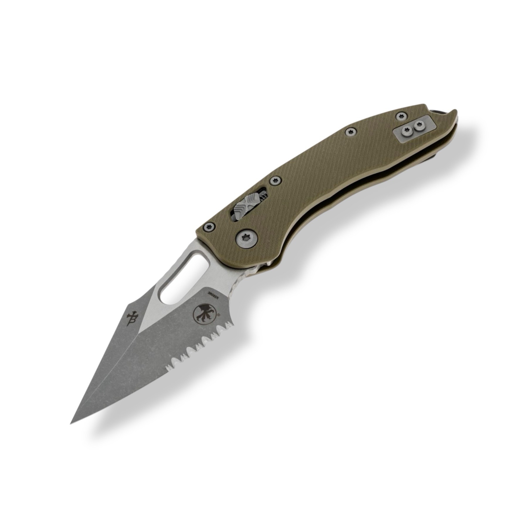Microtech Tools Microtech | STITCH | RAM-LOK SW, Fluted G10 OD Green, Apocalyptic ...
