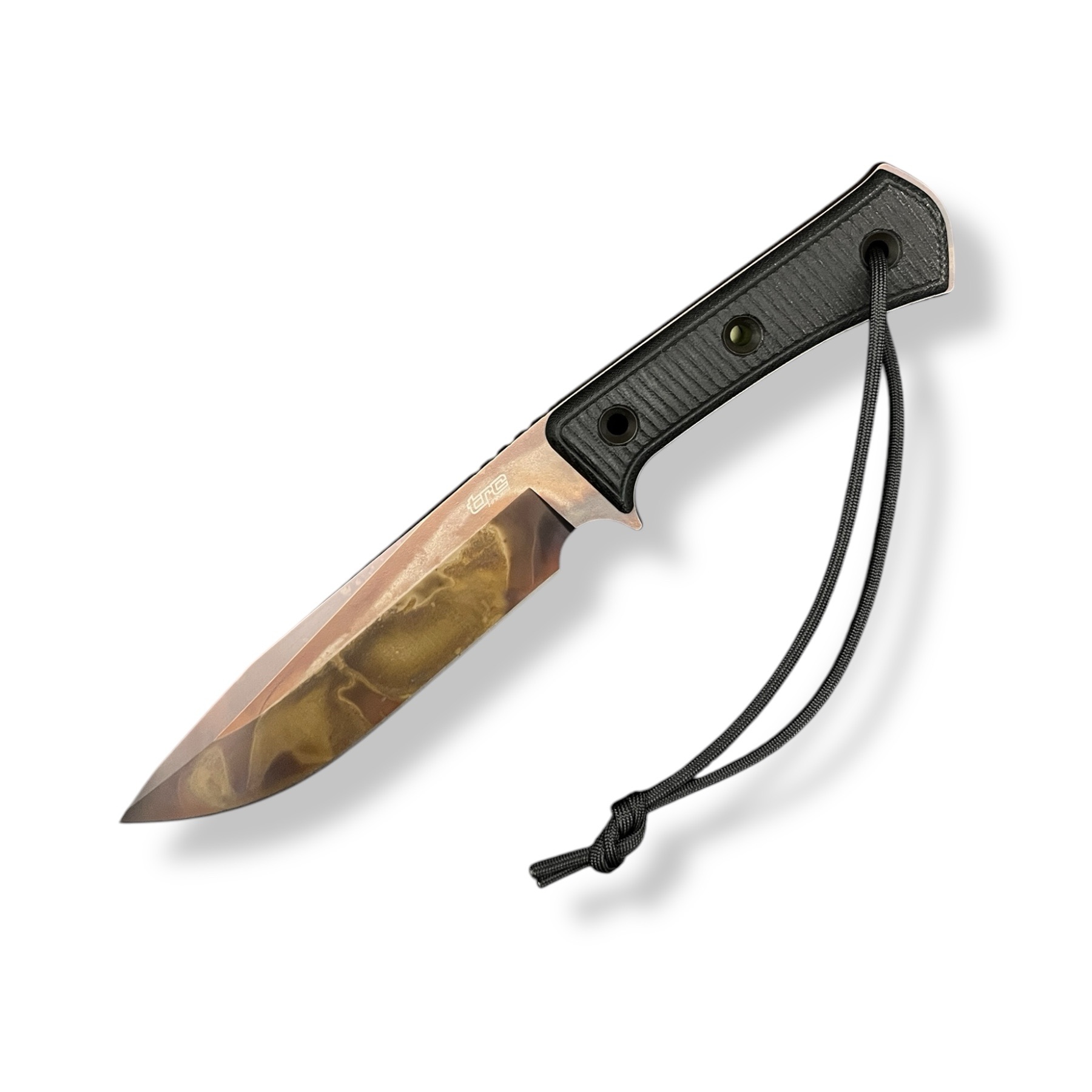 TRC KNIVES Apocalypse Elmax Apocalyptic Finish Black Canvas