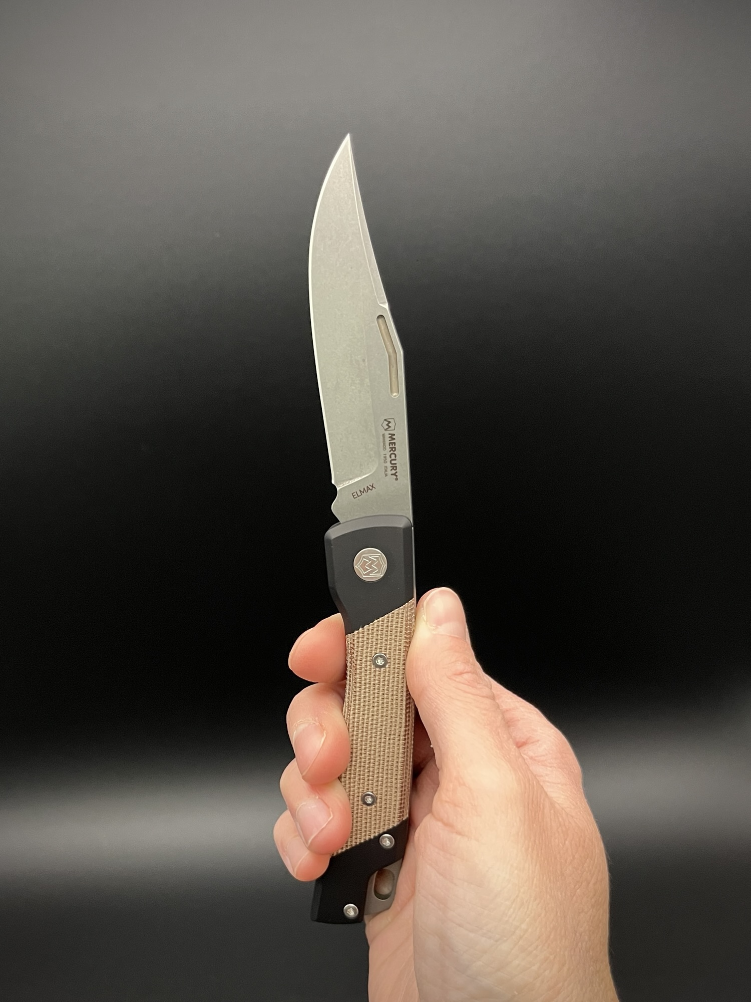 Mercury | LUC | Natural Canvas Micarta Inlays – Bild 10