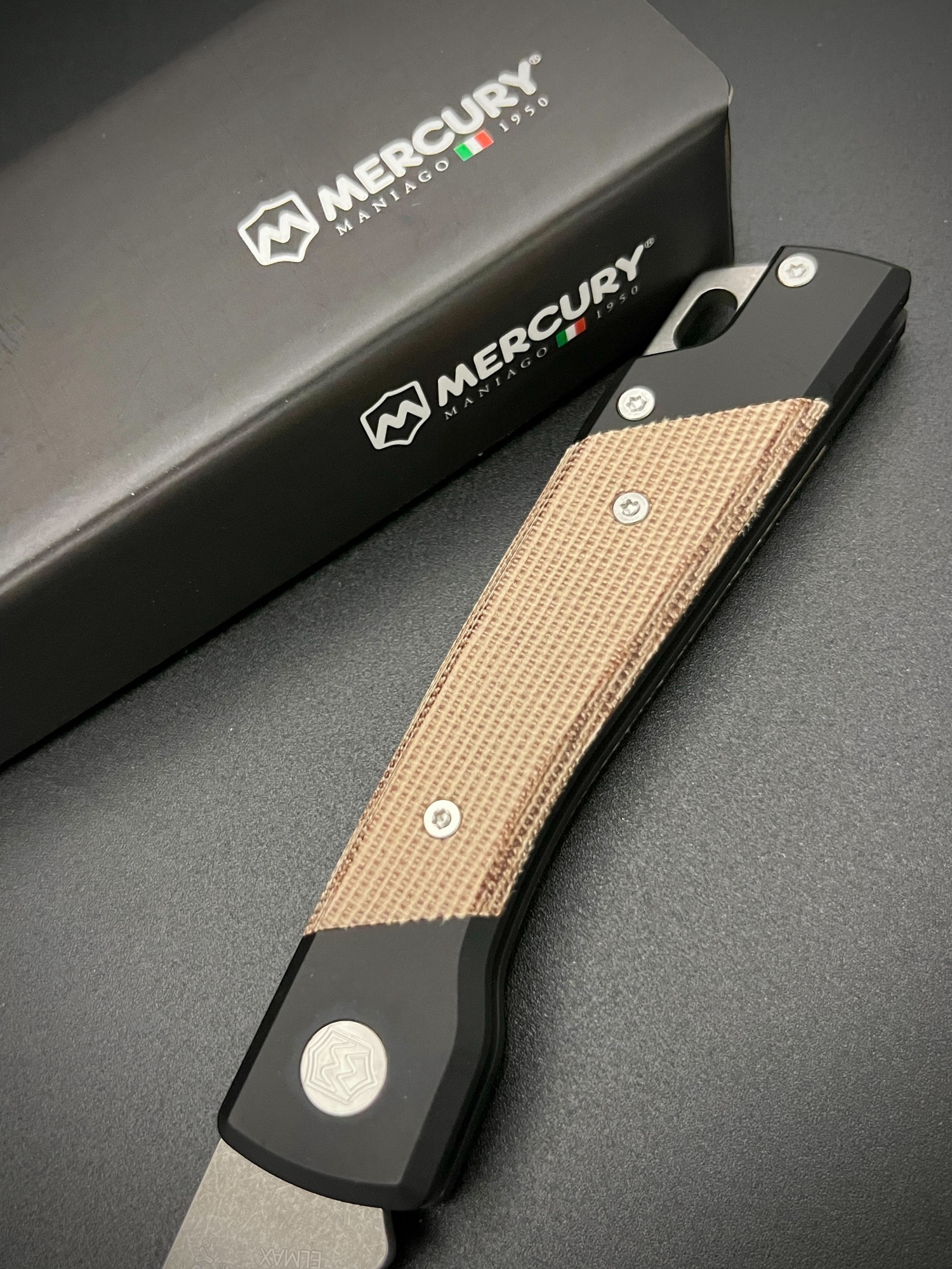 Mercury | LUC | Natural Canvas Micarta Inlays – Bild 6