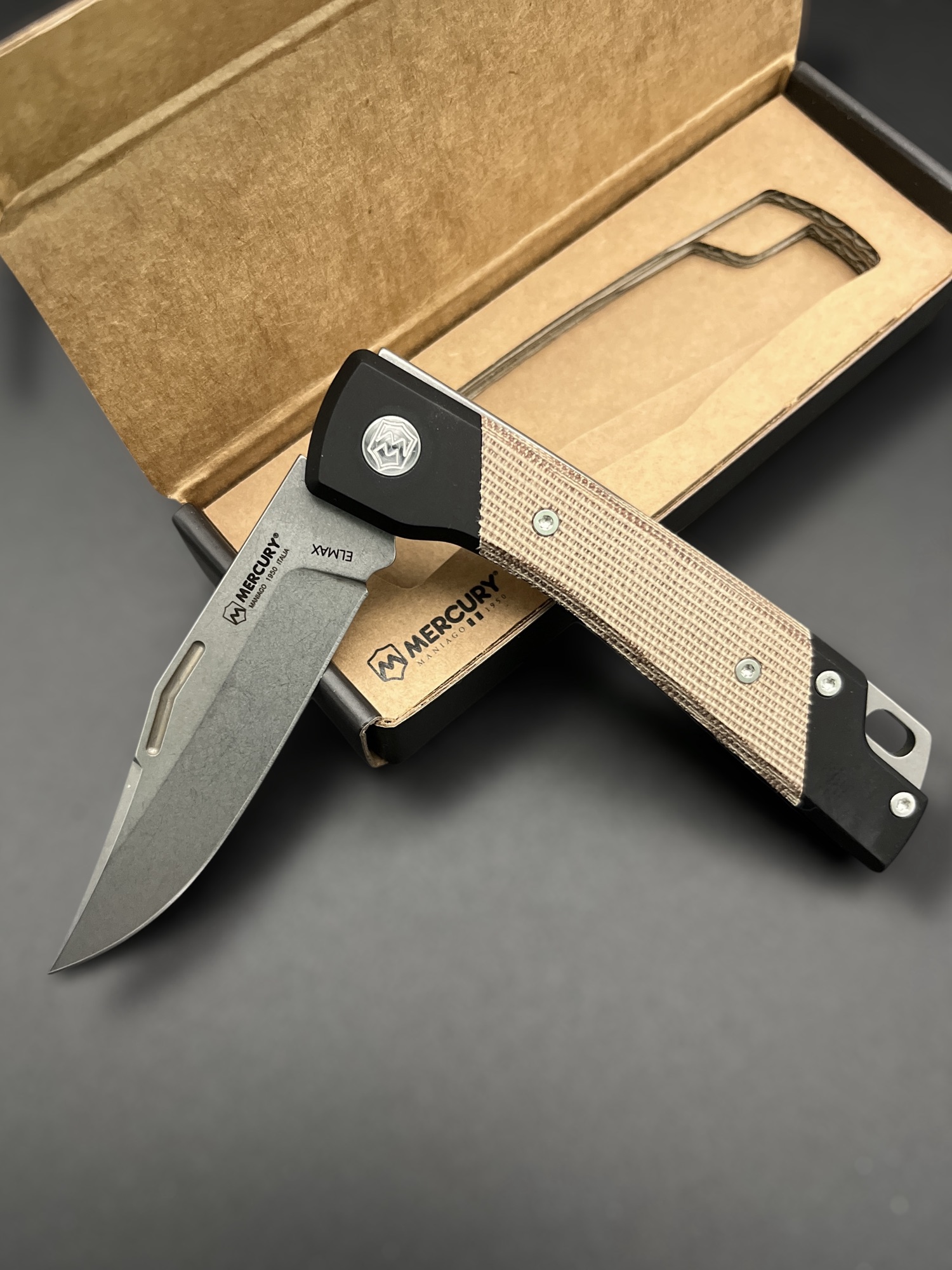 Mercury | LUC | Natural Canvas Micarta Inlays – Bild 4