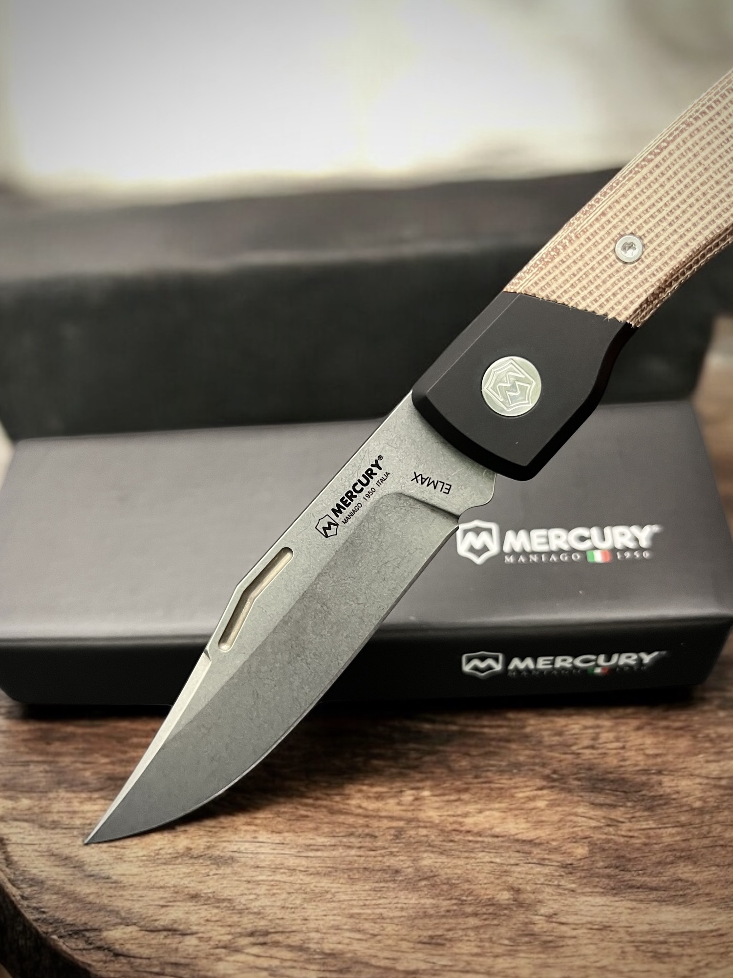 Mercury | LUC | Natural Canvas Micarta Inlays – Bild 3