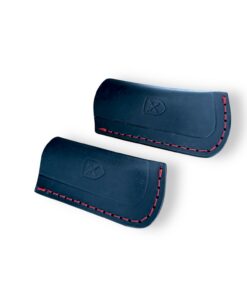 TFG Leather Sheath with Clip | 2 Sizes | Black with Red Stitching