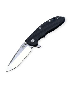 Hinderer Knives XM-18 3.5" Spanto CPM S45VN Tri Way Pivot Black G-10 Blue Titanium (SH)