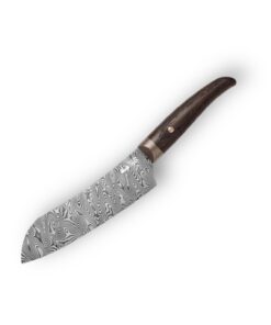Due Cigni Cutlery COQUUS SANTOKU BALBACH DAMAST Kitchen knife Design by FOX Knives
