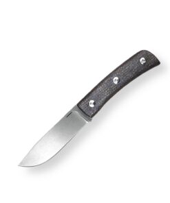 Straight Line EDC| BUSTER | Brown Burlap Micarta - M390