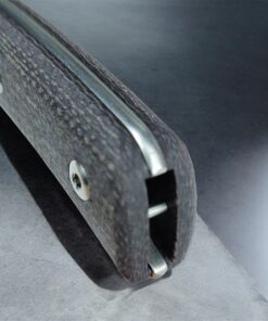 Straight Line EDC| BUSTER | Brown Burlap Micarta - M390 – Bild 3