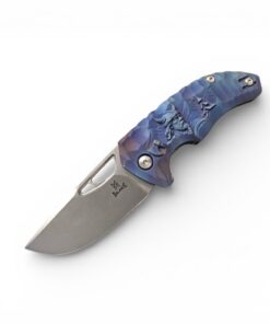 Midgards-Messer | Nordri Folder 3D Print Titanium Ice blue - limited 40 pieces