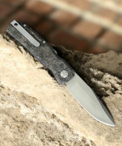 Alternative view of Maserin Coltellerie | 502/G POWER | N690 - Black/ Gold FatCarbon