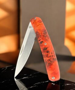 Alternative view of Maserin Coltellerie | MINI GOURMET | Acciaio W1.4116, Red Poplar Burl TFG-EDITION xx/110