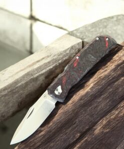 Alternative view of Maserin Coltellerie | POWER | Magnacut, Red-Black FatCarbon Flat TFG-EDITION xx/50