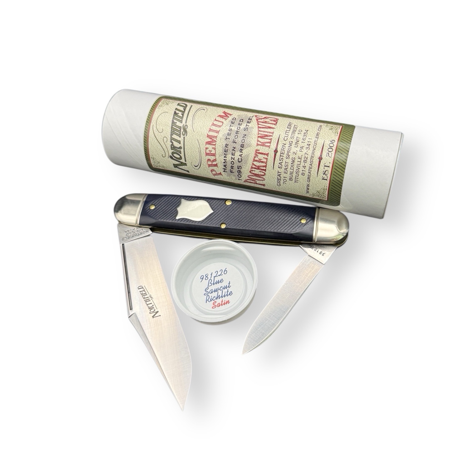 Great Eastern Cutlery GEC #981226 NF - Carbon Steel Texas Stogie