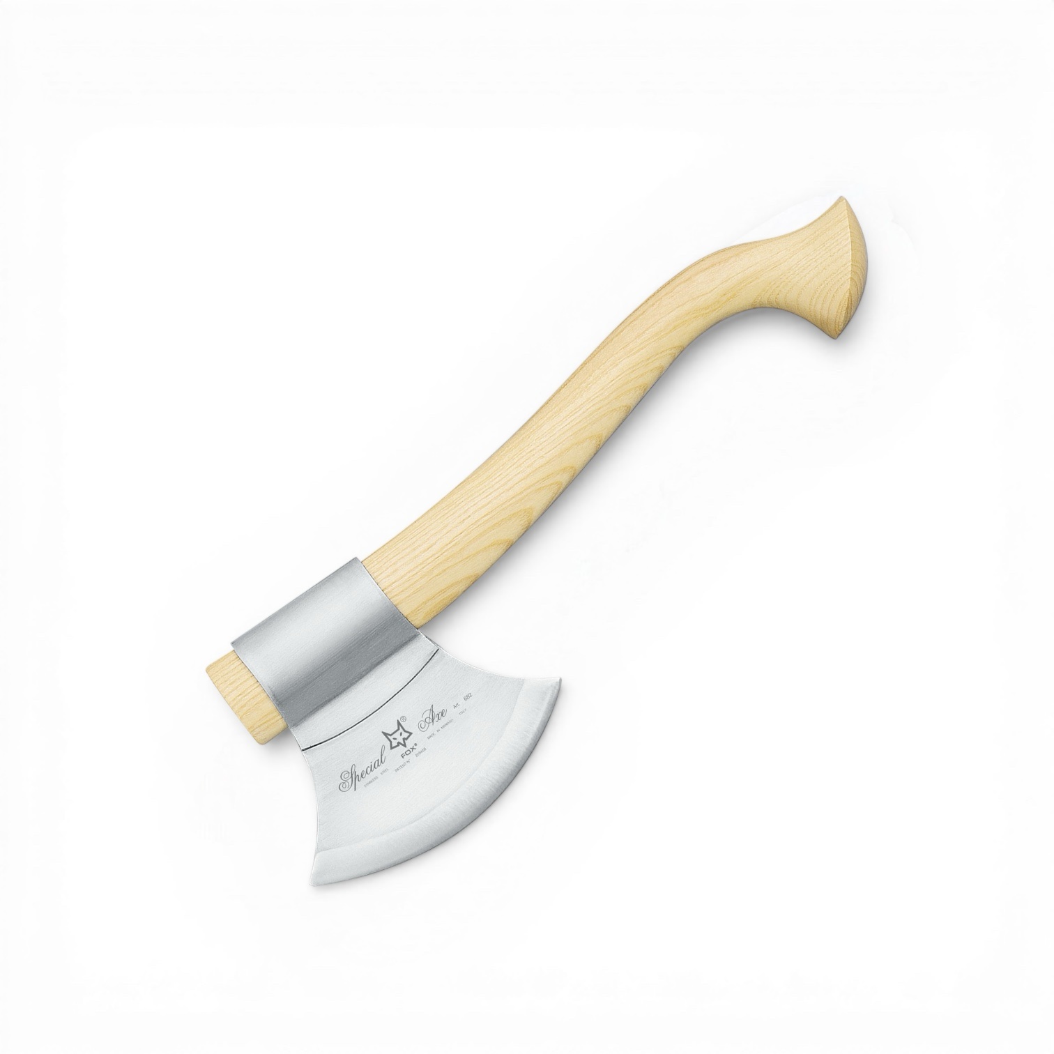 Fox Knives | Axe | Fixed – Sandvik 12C27 / Ash Wood – 682 - Tools