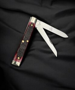 Great Eastern Cutlery GEC #412226 - Tidioute Cutlery 1095 Carbon Steel Town Physician Black Raspberry Jigged Bone – Bild 3