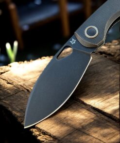 Alternative view of Fox Knives FX-530 TIDSW | CHILIN | M398 PVD, Titanium - Design by VOX
