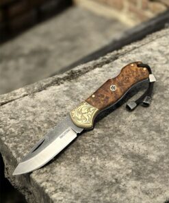 Alternative view of BIÇAK BURADA | TAURUS GUARD | Handmade - BM390MC & Amboyna wood