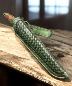 Tokaba Knives Turkey | Custom | M398 & Stabilized Amboyna Wood - Image 6
