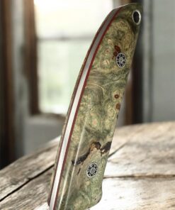Tokaba Knives Turkey | Custom | M398 & Stabilized Amboyna Wood - Image 7