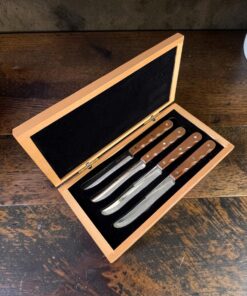 CASE KNIVES | 4-teiliges Steakmesser-Set mit Hartholzgriff