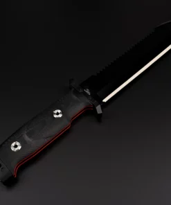 WithArmour Professional | StormX-BK | FULL TANG HEAVY DUTY TACTICAL FIXED BLADE KNIFE - Image 4