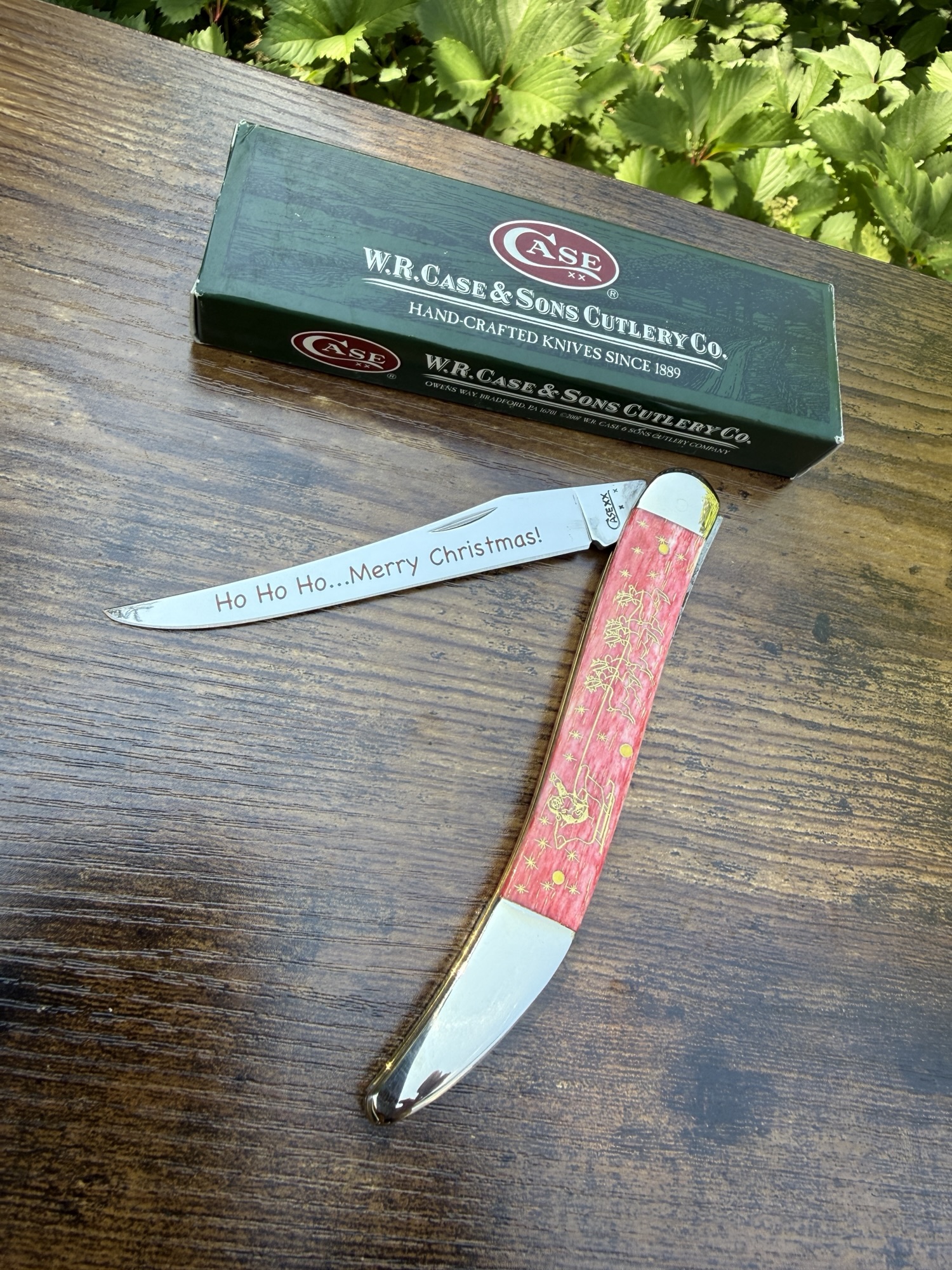 CASE KNIVES | CHRISTMAS LARGE TEXAS TOOTHPICK 2008