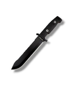 WithArmour Professional | StormX-BK | FULL TANG HEAVY DUTY TACTICAL FIXED BLADE KNIFE
