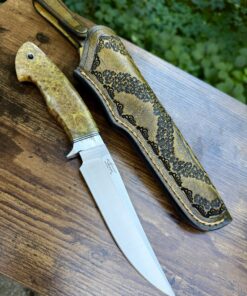 Alternative view of Tokaba Knives Türkiye - Custom Modell - BM390MC / Amboyna Wood (#30)