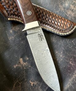 Alternative view of Tokaba Knives Türkiye | Custom Loveless Design | Damascus / Santos Wood (#10)