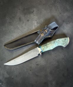 Alternative view of Tokaba Knives Türkiye - Custom Modell - Damascus / Amboyna Wood (#11)