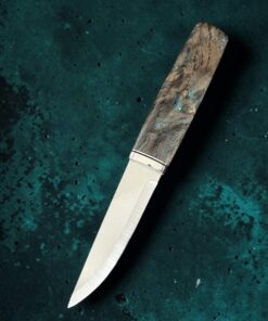Alternative view of Tokaba Knives Türkiye | Custom | N690 & Stabilized beech wood (#23)