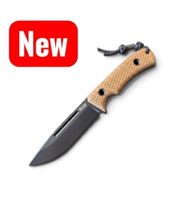 TRC Knives | South Pole | V4E, DLC-Finish, Coyote G-10 & Multicam Black Kydex Sheath