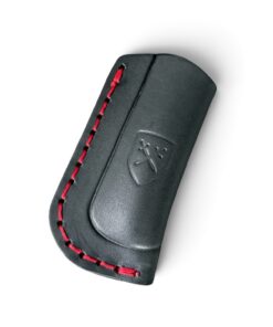 TFG Leather Sheath | SMALL | Black with Red Stitching